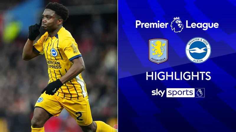 Cầu thủ Brighton với áo màu xanh đang đối mặt với cầu thủ Aston Villa trong trận đấu Cầu thủ Brighton với áo màu xanh đang đối mặt với cầu thủ Aston Villa trong trận đấu
