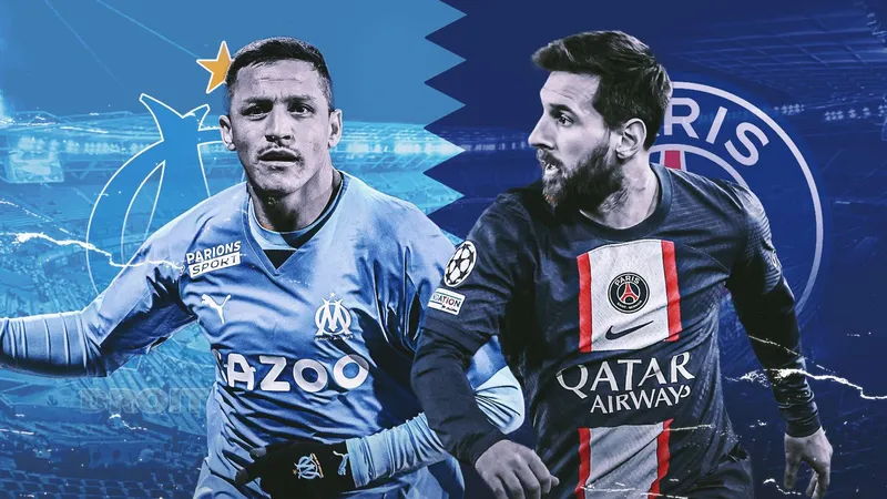 Trận đấu bóng đá giữa PSG và Marseille Trận đấu bóng đá giữa PSG và Marseille
