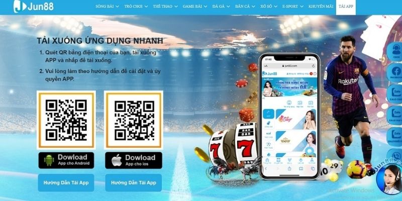 Casino Jun88 hướng dẫn chơi Phỏm online trên iPhone, iPad 6 game bai casino an tien 1 1